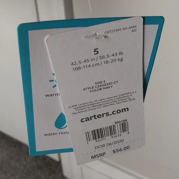 Girl Jacket Size 5 - Picture 5 of 7